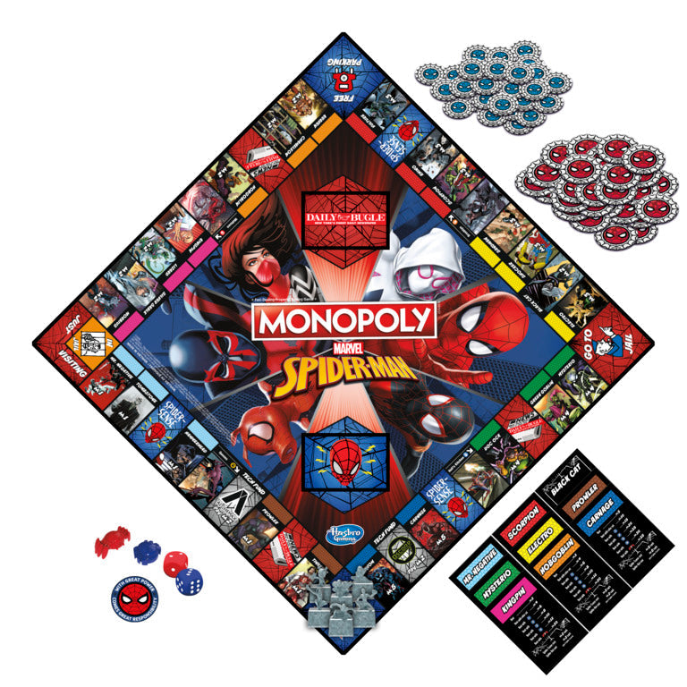 Exciting Monopoly: Marvel Spider - Man Edition Game for Family Fun